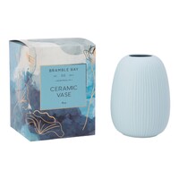 Bramble Bay Australian Native Collection Ceramic Vase - Blue