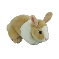 Bocchetta Plush Toys -  Dutch Rabbit Bunny Fawn & White -  Mopsy 24cm
