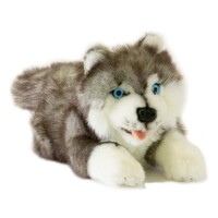 Bocchetta Plush Toys - Dog Husky Puppy - Marbles 30cm