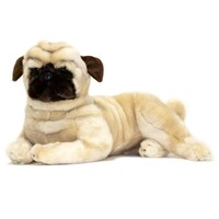 Bocchetta Plush Toys - Dog Pug Fawn - Kaos 36cm