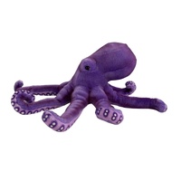Bocchetta Plush Toys - Octopus Purple - Nate 32cm Long