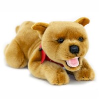 Bocchetta Plush Toys - Dog Staffy Bull Terrier Staffie Puppy - Gravy 28cm