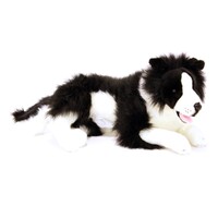 Bocchetta Plush Toys - Dog Border Collie - XL Blitz Belly Pouch 60cm
