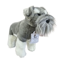 Bocchetta Plush Toys - Dog Schnauzer Sherlock 30cm
