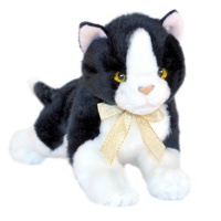 Bocchetta Plush Toys - Cat Piebald Black White Kitten - Mango 24cm