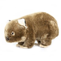 Bocchetta Plush Toys - Wallis Wombat XL Australian Native Belly Pouch Pocket 55cm