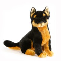 Bocchetta Plush Toys - Dingo Black Tan - Zorro 21cm