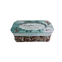 Daughter I Love You - Belle Papier Music Box by Cottage Garden