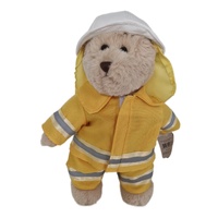 Elka Australia Plush Toy - Fireman Phil Bear Tic Toc Teddies 30cm
