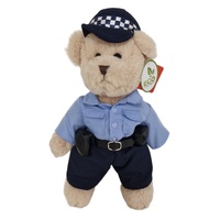 Elka Australia Plush Toy - Constable Carruthers Police Bear Tic Toc Teddies 30cm