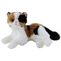 Elka Australia Plush Toy - Cat Calico Laying 30cm