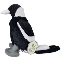 Elka Australia Plush Toy - Musical Sound Bird Magpie 18cm