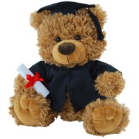 Elka Australia Plush Toy - Bear Tilly Graduation Brown 24cm