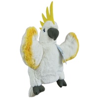 CA Australia -  Cockatoo Bird Hand Puppet Eco Buddies 25cm Soft Plush Toy