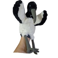 CA Australia Plush Hand Puppet - Eco Buddies Bin Chicken White Ibis 25cm