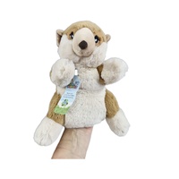 CA Australia - Meerkat Hand Puppet Eco Buddies 25cm Soft Plush Toy