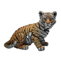 Edge Sculpture - Tiger Cub Figure  - Large 19cm