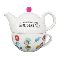 Disney Gifts - Alice in Wonderland - Tea for One -Teapot & Cup Gift Set 