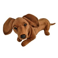 Hansa Plush Toy - Dachshund Dog Pup 40cm