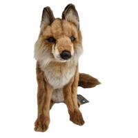 Hansa Plush Toy - Red Fox Sitting 30cm