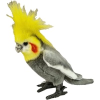 Hansa Plush Toy - Grey Cockatiel 23cm