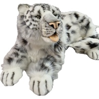 Hansa Plush Toy - Snow Leopard Big Cat Jumbo XL 66cm