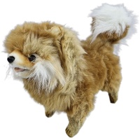 Hansa Plush Toy - Pomeranian Dog Standing 28cm