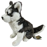 Hansa Plush Toy - Husky Puppy Sitting 33cm
