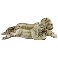 Hansa Plush Toy - Lioness & Lion Cub Jumbo 90cm-55cm Laying
