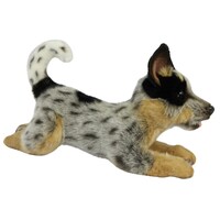 Hansa Plush Toy - Blue Heeler Dog Laying 32cm