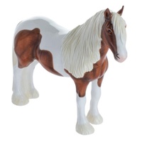 John Beswick - Horse Skewbald Gypsy Vanner Pony Figurine 17.5cm