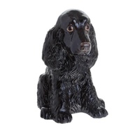 John Beswick - Dog Cocker Spaniel Black Money Bank 18cm