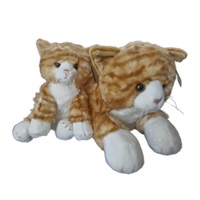 Korimco Ginger Cat Mum & Kitten Lil Friends X Large 60 cm, 30cm Plush Soft Toy