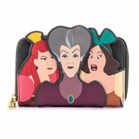 Loungefly Purse Wallet - Disney Cinderella Villians Scene Stepmother & Stepsisters