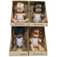 Miniland Dolls - Girls Collection 4 Doll Pack 38cm