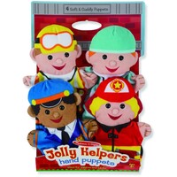 Melissa & Doug Jolly Helpers Hand Puppets