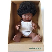 Miniland Doll African Girl 38cm