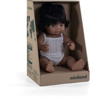 Miniland Doll Latino Latin American Hispanic Girl 38cm