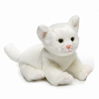 Demdaco Nat & Jules Plush Toy - Cat White 23cm