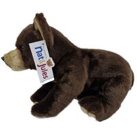 Demdaco Nat & Jules Plush Toy - Grizzly Bear 30cm