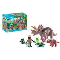 Playmobil Dinos Triceratops Dinosaur Family 71821
