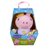 Peppa Pig - Baby Evie with Blanket - Plush Soft Toy 20cm