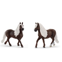 Schleich Black Forest Mare & Stallion Horse Family Farm World 13897 13898