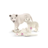 Schleich Lion Mother with Cubs Wild Life Family 42505