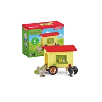 Schleich Mobile Chicken Coop Farm World Playset 42572
