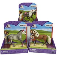 Schleich - Horse Club - Trakehner, Paso Fino, Rocky Mountain - Horse Show - 3 Pack