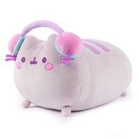 Pusheen - Gamer Girl - Log Squisheen Plush Toy 20cm h
