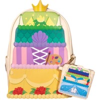 Loungefly Mini Backpack - Disney Princess Layer Cake & Coin Purse