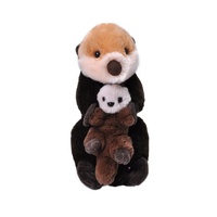 Wild Republic Plush Toy - Sea Otter Mom Mum & Baby 30cm