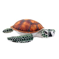 Wild Republic Cuddlekins Green Sea Turtle Jumbo 69cm Soft Plush Toy